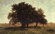 Oak Trees near Apremont, Theodore Roussel